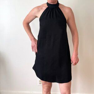 Black Halter Top Dress